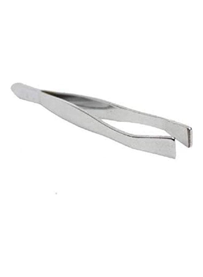 Eyebrow And Face Tweezers Are Stainless Steel silver