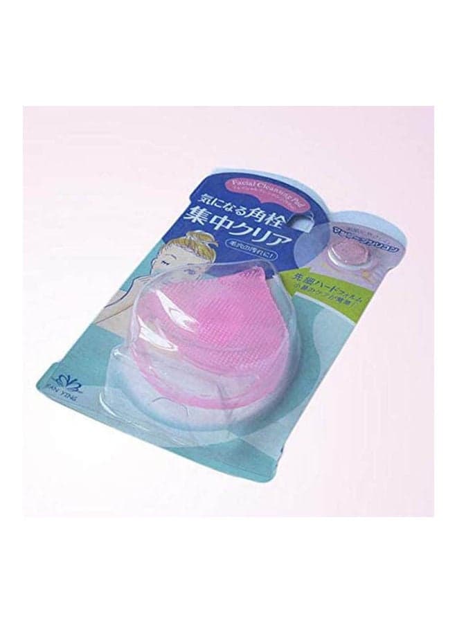 Face Blackhead Remover Brush Portable Multifunction Facial Care Cleansing Silicone Gel Soft Pad Color Makeup Tools Facial Brush Pink