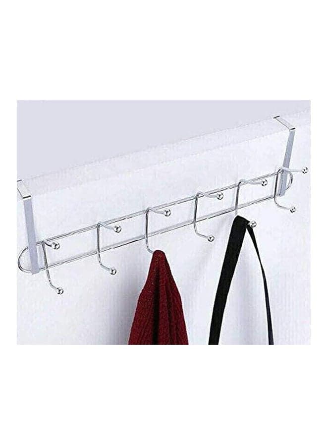 Stainless Steel Door Hanger Silver Laundry Accessories