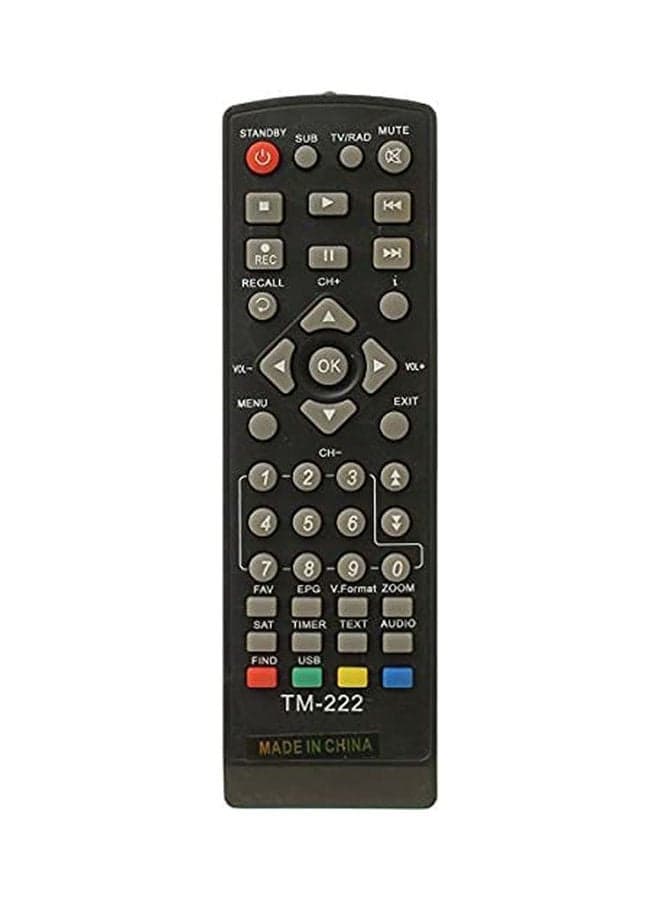 Remote Control A81078 For Truman 222 HD Receiver Black TV Remote Controls
