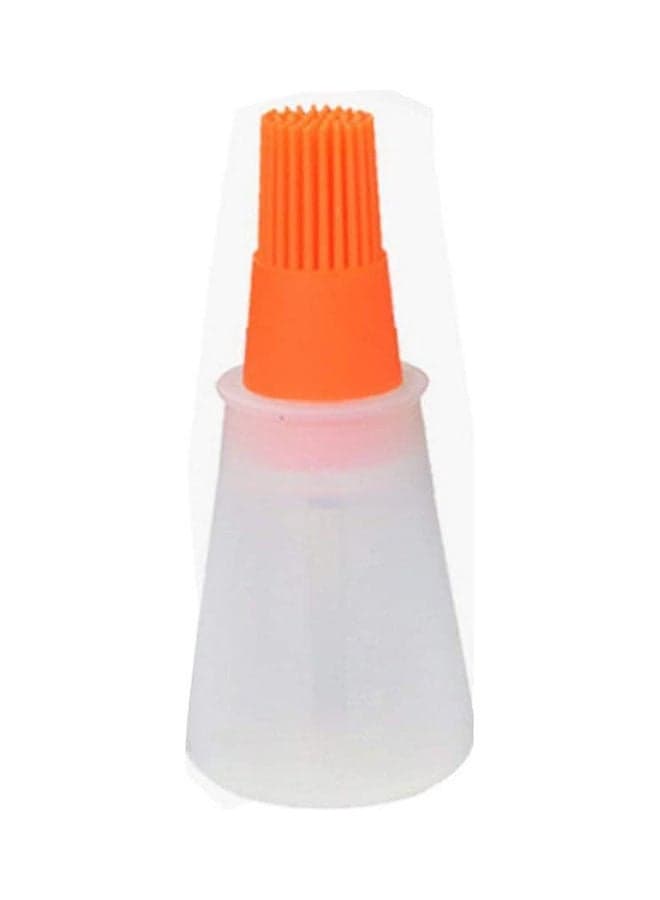 Bbq Basting Brushes With Oil Bottle Orange Kitchen Accessories
