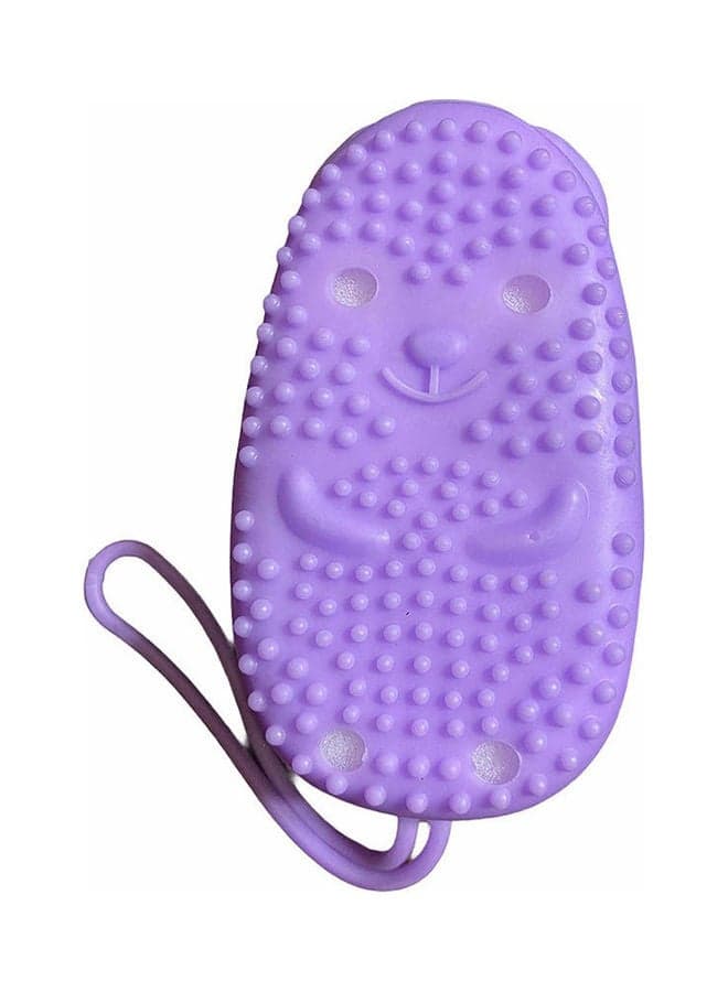 Silicone Body Bath Loofah Purple 11grams Face Brushes & Sponges