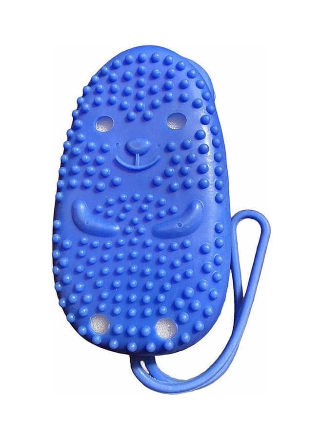 Silicone Body Bath Loofah Blue 11grams Face Brushes & Sponges