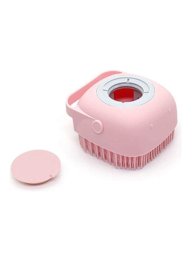 A Silicon Bath Loofah With Shower Tank multicolour 74grams Bathroom Dispensers