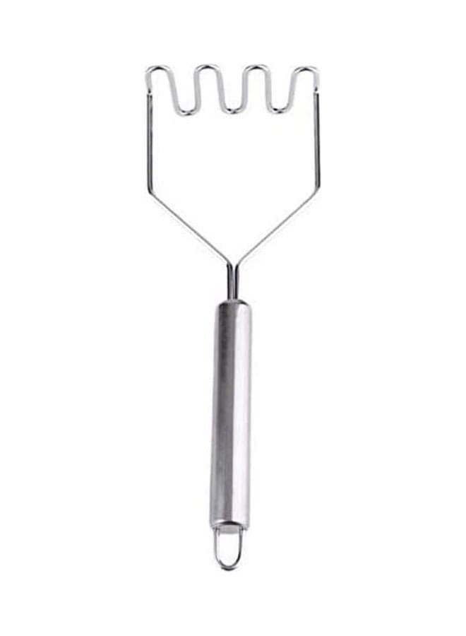 Stainless Steel Potato Masher Puree Vegetable Ricer Maker Pressure Mud Press Crusher Kitchen Utensil Silver 120ggrams