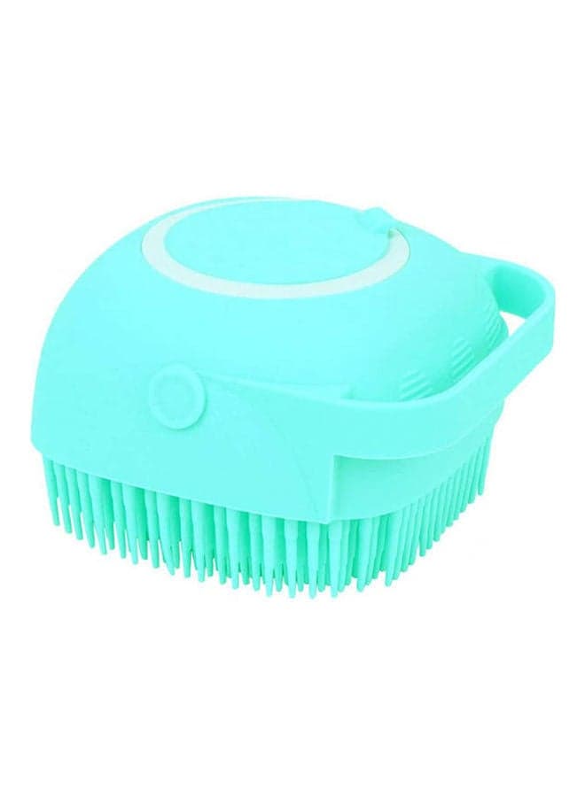 Silicone Body Scrubber-Silicone Loofah, Bath Brush That Can Be Filled With Soap, Soft Texture, Easy To Clean, Good Foaming Effect Blue 80grams Bathroom Dispensers