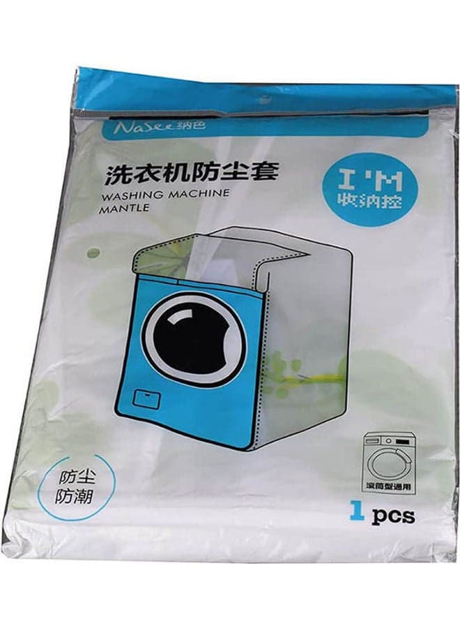 Waterproof Dust Cover For Washing Machine White 55x55x80 cmcm Laundry Accessories