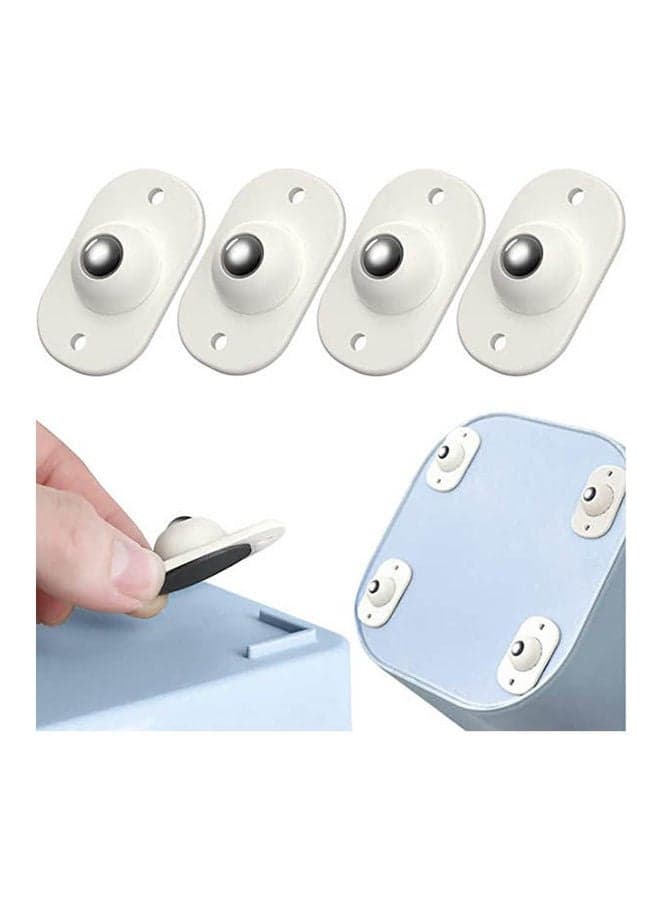 4Pcs Self Adhesive Wheels Multicolour Kitchen Accessories