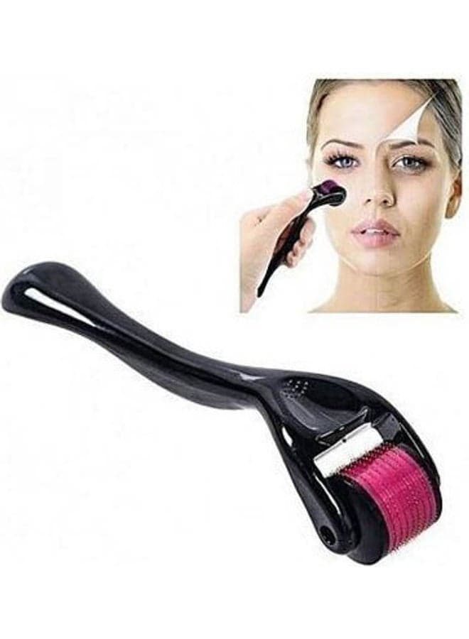 Titanium Micro Needle Skin Derma Roller Black Face Massagers & Rollers
