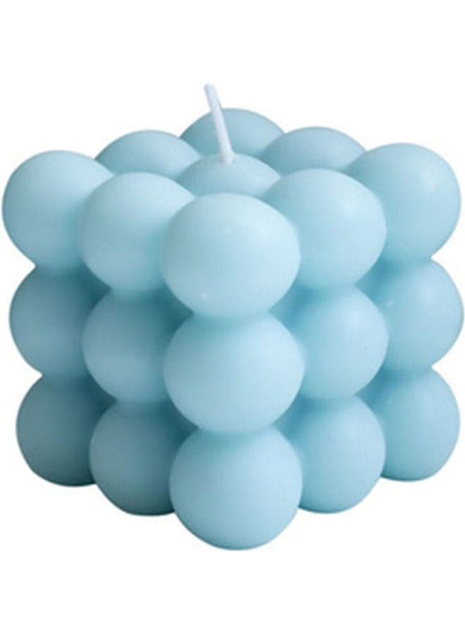 Rubik's Cube Candle Blue 6 x 6 x 5.5cm Candle Accessories