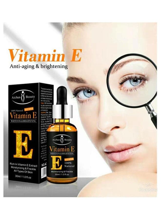Natural Skin Care Vitamin E Serum Moisturizing Whitening Serum For Eye And Face Black 30ml