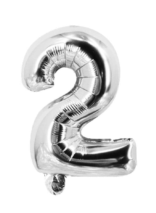 Number 2 Foil Balloon