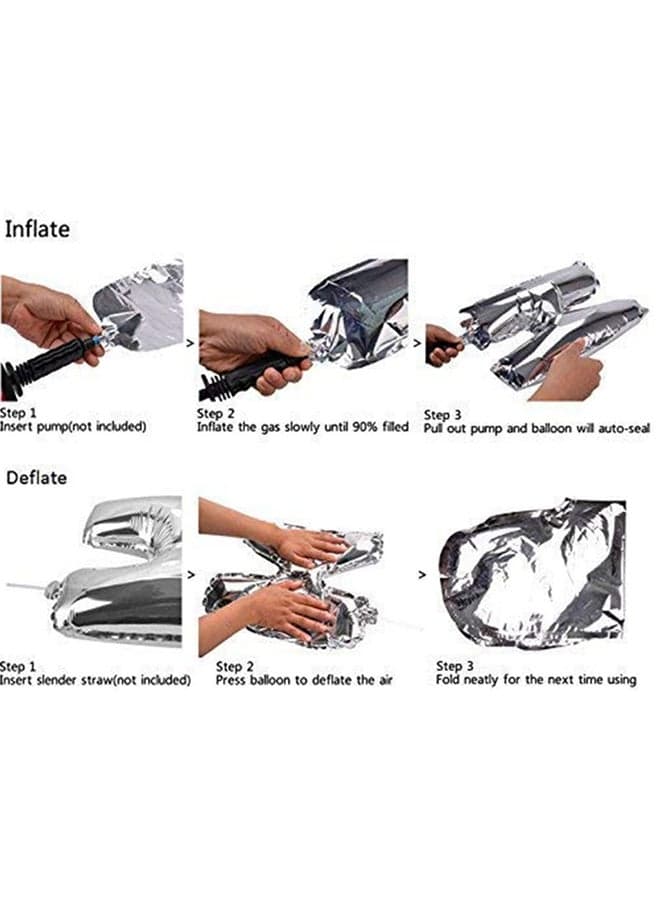 Number 2 Foil Balloon (٣)