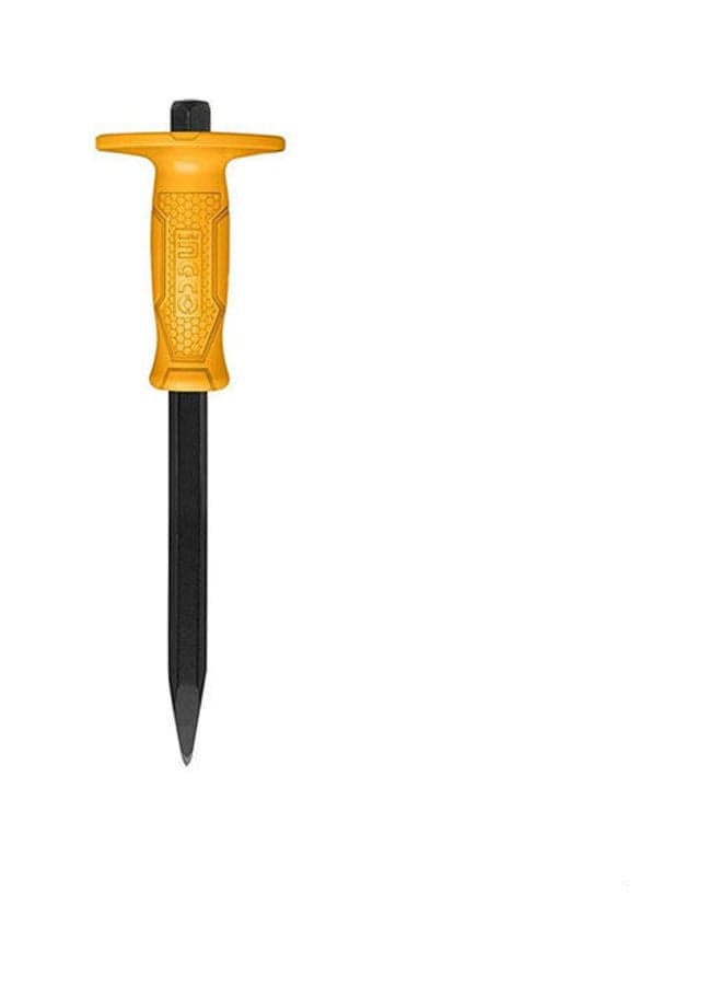 Hcc0841016 Pointed Chisel With Rubber Handle Multicolour 10inch Power Tool Sets