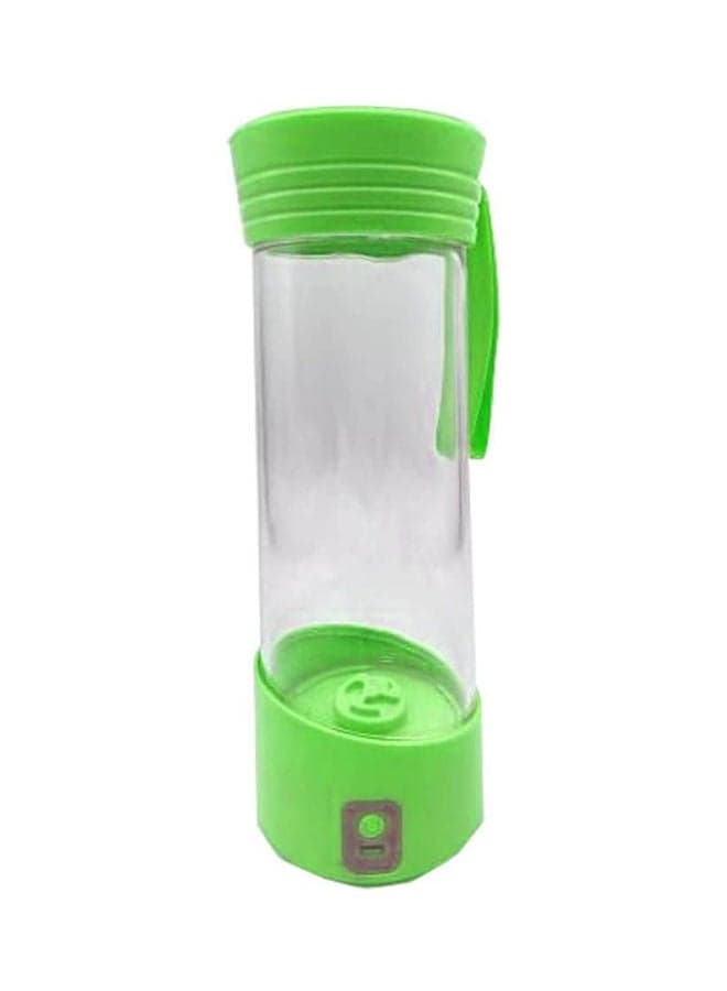 Electric Blender Mini Portable Personal Size Juicer Cup Usb Rechargeable Mixer  Water Bottle Portable Fruit Juicer Machine Green 380ml Glassware & Drinkware