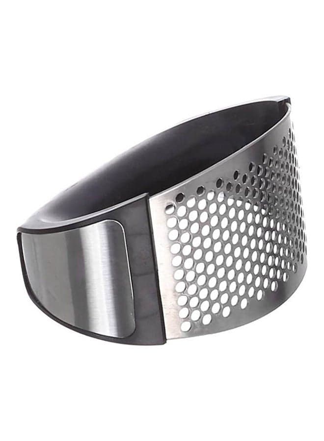 Stainless Steel Garlic Press With Handle Silver Graters