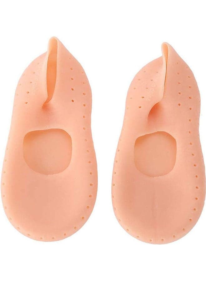 1 Pair Silicone Socks Foot Anti Ing Protector Foot Care Tool Prevention Socks Moisturizing Silicone Sock For Moisturizing Foot Heel And Prevent Dry Heel Pain Relief Medicines
