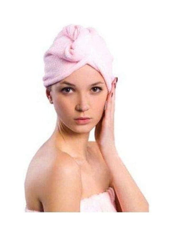 Hair Towel Pink Bath Towels