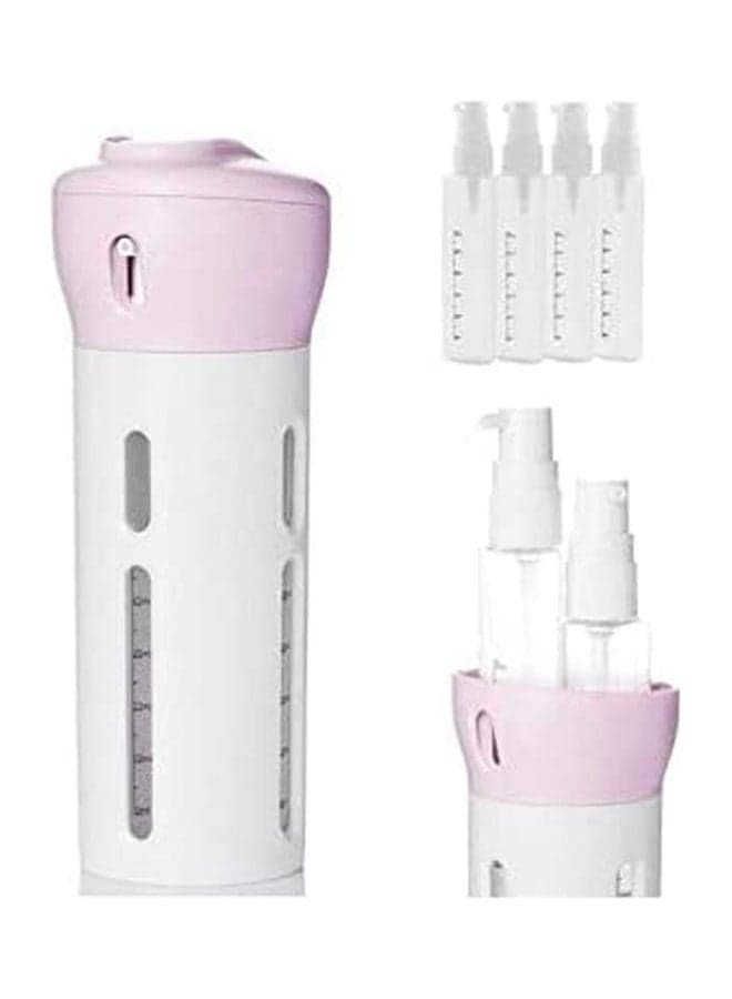 4In1 Travel Dispenser For Creams And Shampoo White Bathroom Dispensers