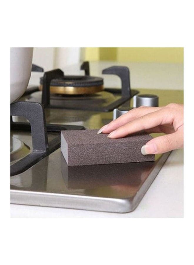 Magic Nano Carborundum Sponge For Kitchen Brown Household Cleaning Sponges
