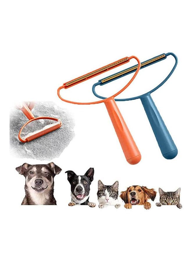 2Pcs Portable Lint Remover Clothes Carpet Fuzz Shaver Lint Roller For Cat Dog Hair Remover Fabric Shaver Reusable Removing Lint Pet Hair Multicolour Cat Health Supplies