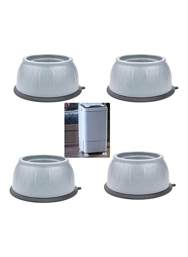 4 Pack Anti-Vibration and Noise Washing Machine Feet Pad Multicolour Laundry Accessories