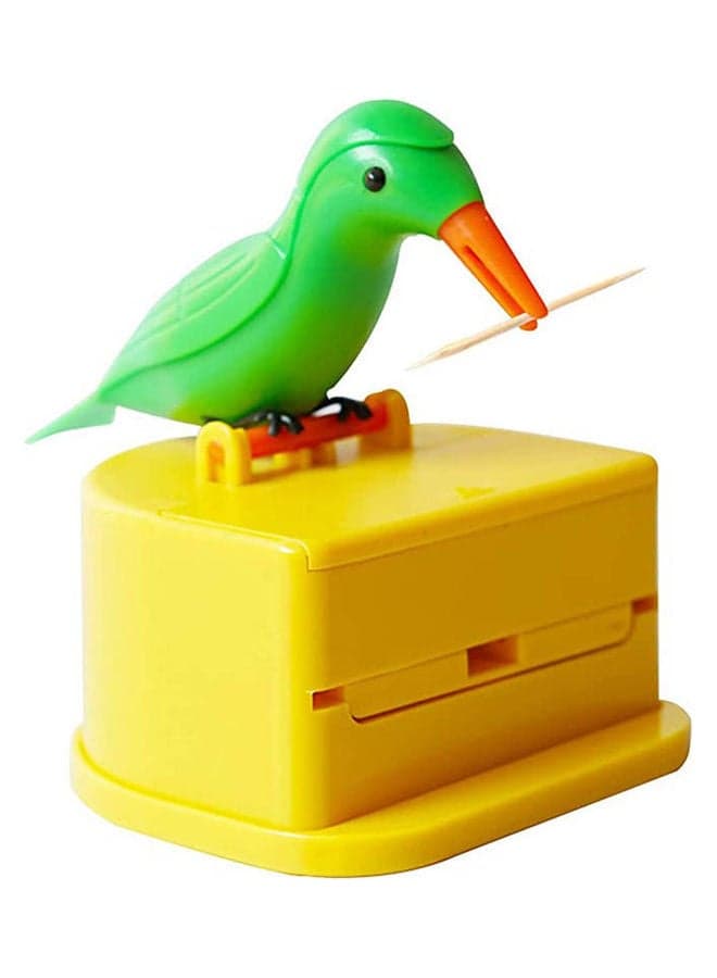 Woodpecker Toothpick Dispenser Little Bird Push-Type Automatic Multicolour Clothing & Closet Storage