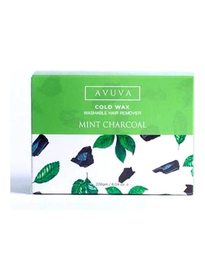 Cold Wax Mint Charcoal Hair Remover Multicolour 228grams Waxing