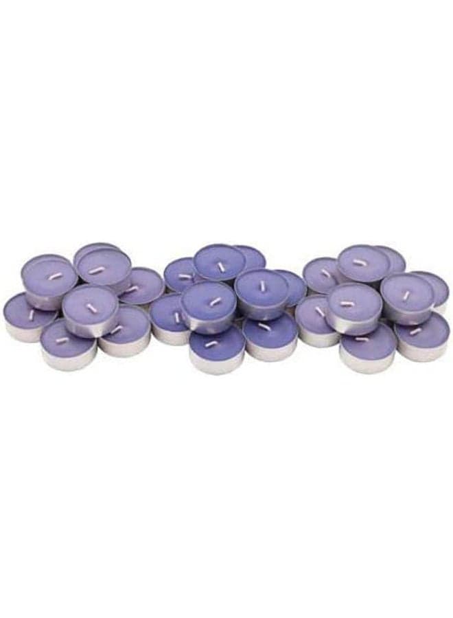 30 Pcs Scented Tealight Blackberry Lilac Purple Candles