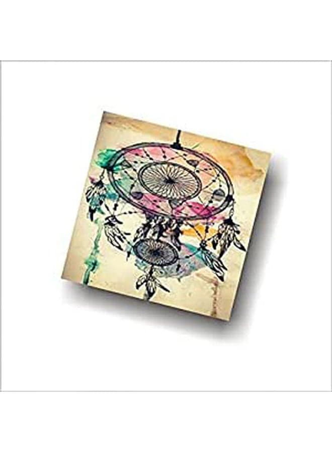 Bboriginal Design Wooden Coaster Multicolour 10X10cm