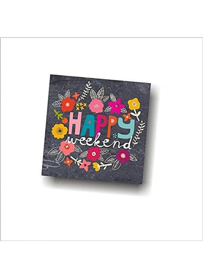 BBOriginal Design Wooden Coaster Multicolour 9x9cm