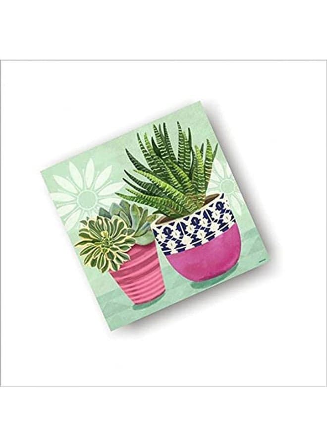BBOriginal Design Wooden Coaster Multicolour 9x9cm