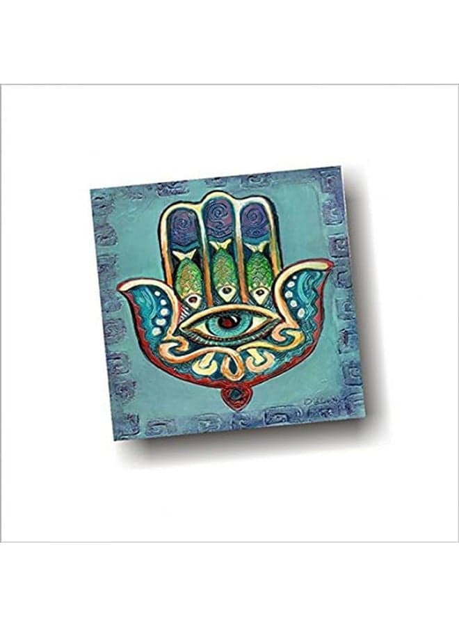 BBOriginal Design Wooden Coaster Multicolour 9x9cm
