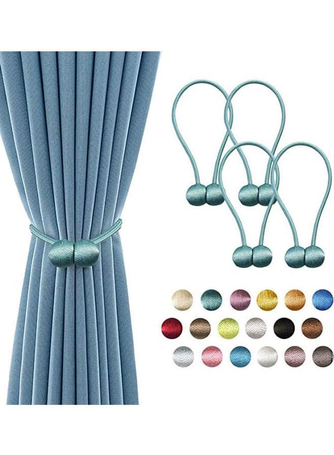 Curtain Tiebacks Home Curtain Buckle Decorative Rope Holdbacks Curtain Blue 4inch Draperies & Curtains