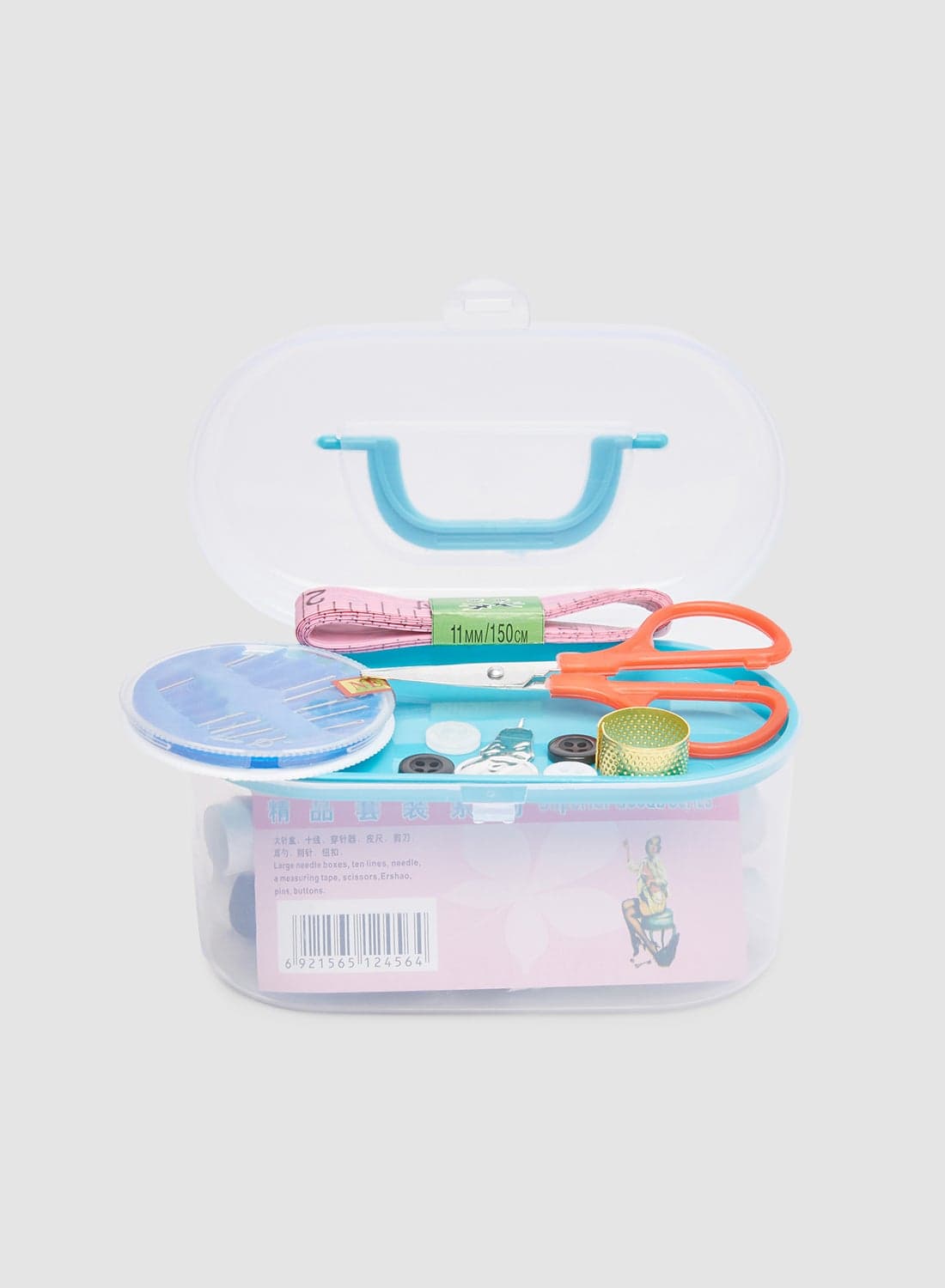 Portable Mini Sewing Box With Needle Threads Sewing Kits Multicolour Sewing Machine Accessories