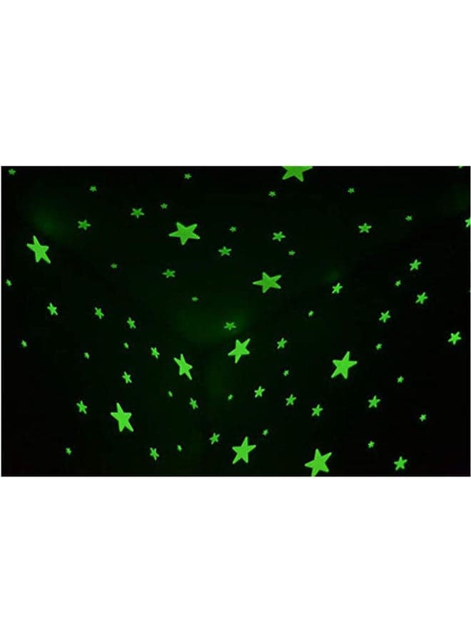 100 Pcs Home Wall Glow In The Dark Stars Stickers Kids Bedroom Nursery Room Decoration Green Wall Stickers & Murals