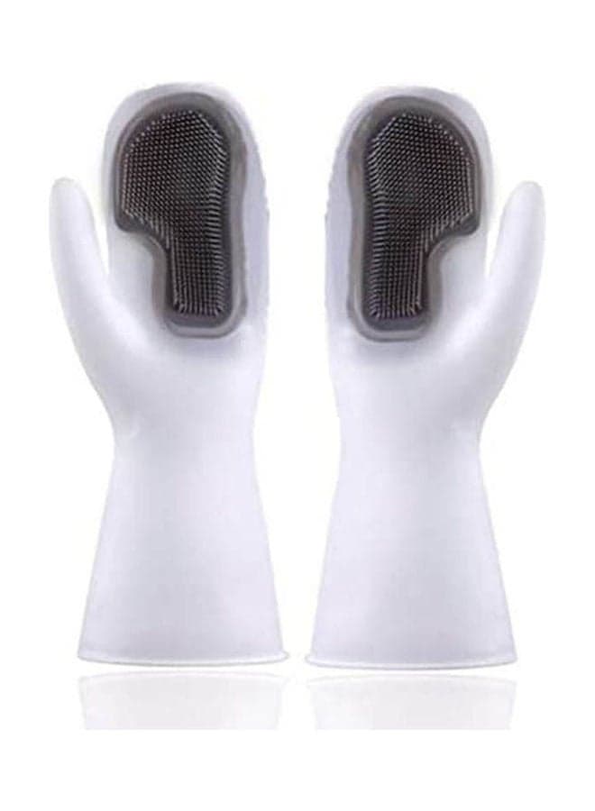 Dishwashing Gloves Non-Oily Kitchen Waterproof Housework Wipes White Oven Mitts