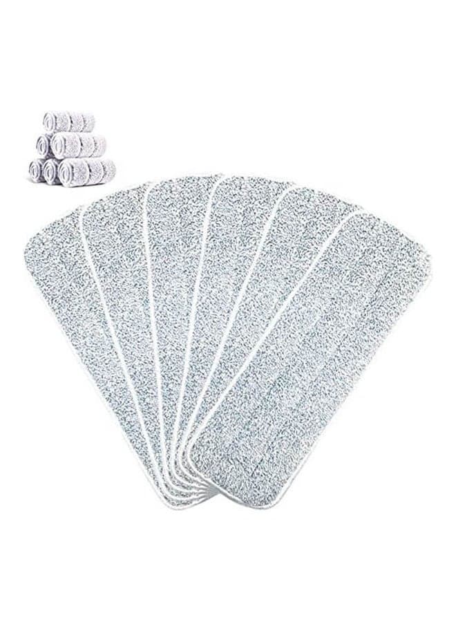 6 Pieces Microfiber Mop Replacement Pads Grey 13*16inch Household Cleaning Supplies