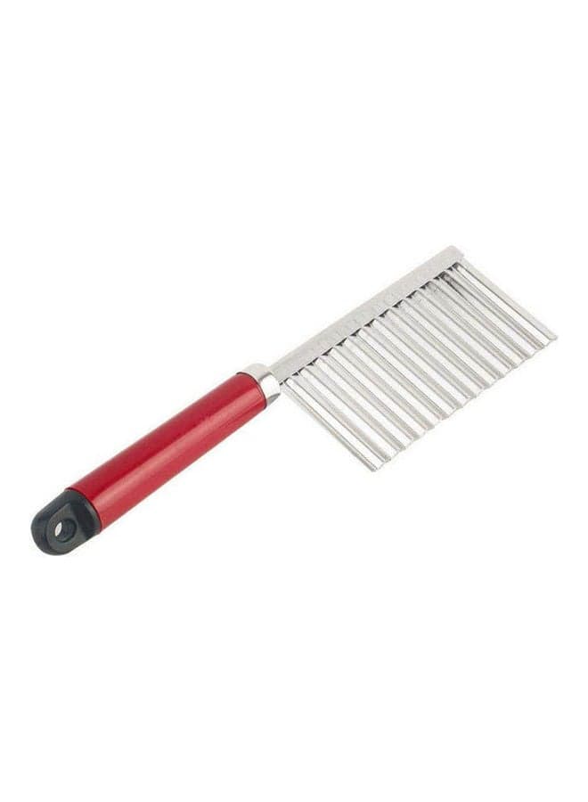 1Pcs Vegetable Carrot Blade Potato Crinkle Wavy Cutter Slicer Red ‎23.8 x 10.5 x 2.cm Fruits & Vegetables Knives