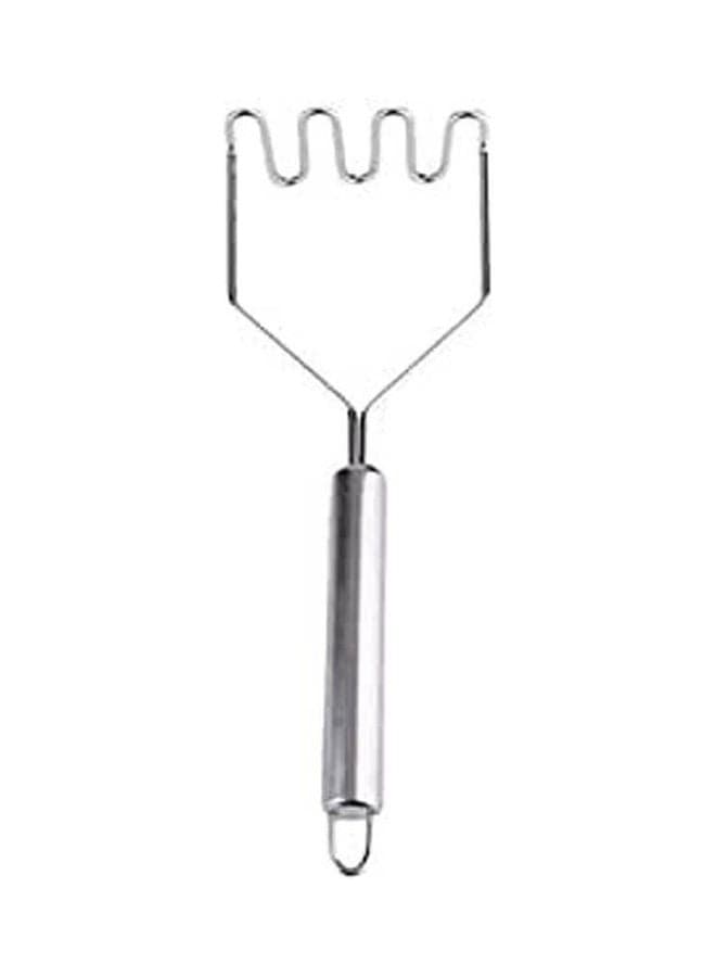 Stainless Steel Potato Mud Pressure Masher Silver
