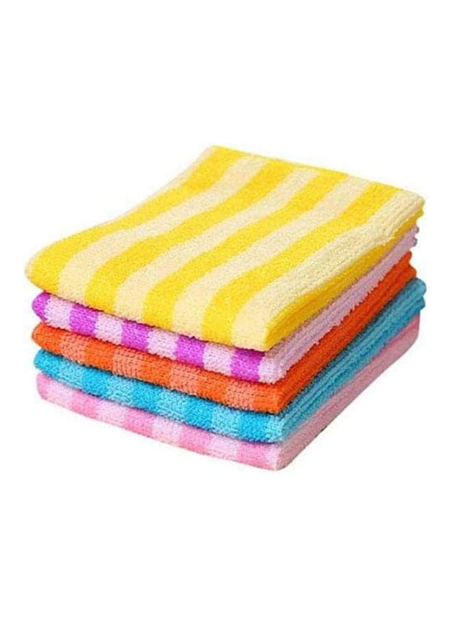 Microfiber Stripe Pattern Towels Set Multiculor ‎14 x 11.2 x 5.2cm Kitchen Accessories