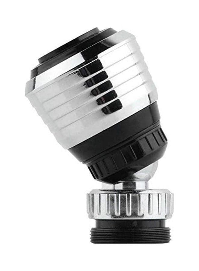 360 Degree Rotate Tap Bubbler Filter Aerator Net Water Saving Device Nozzle Faucet Fitting Silver/Black 2.4cm Kitchen Faucets