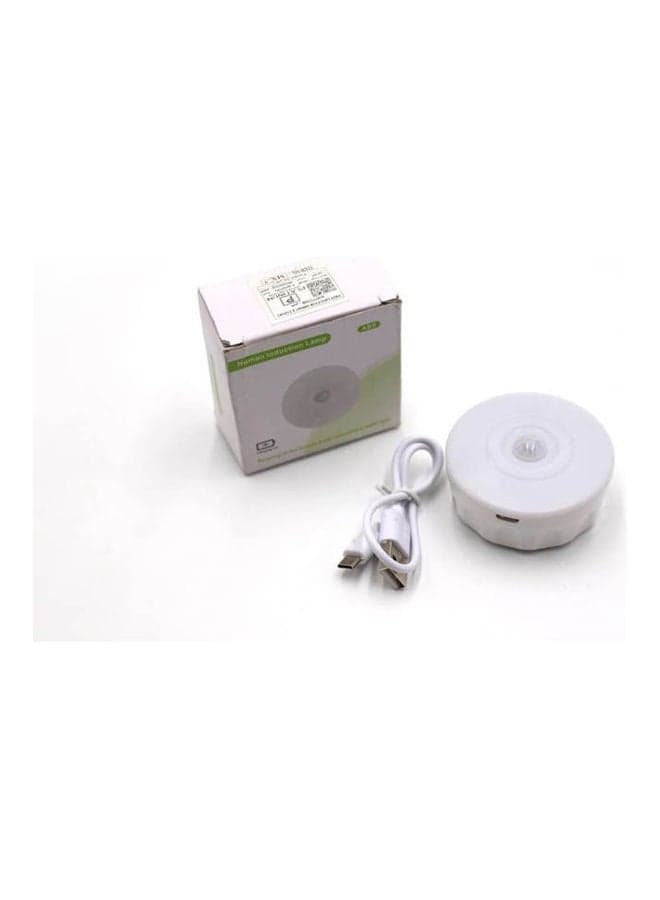 LED USB Rechargeable Cordless  Motion Sensor Night Light White LED Bulbs