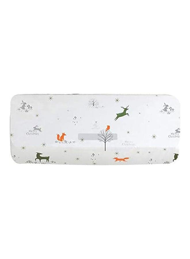 Dust-Proof Air Conditioner Cover White Laundry Accessories