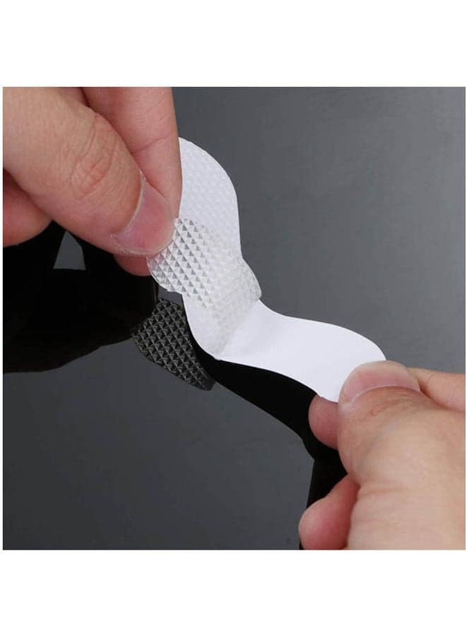 Safe Anti Slip Shower Stickers, Bath Tub  (12) Clear Washing Machine Pads (٣)