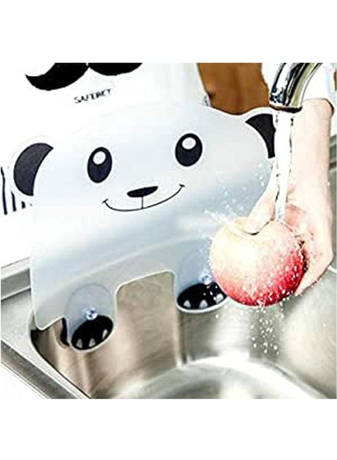 Wall Shelf Sucker Splash Water Baffle Pool Board White Kitchen Accessories