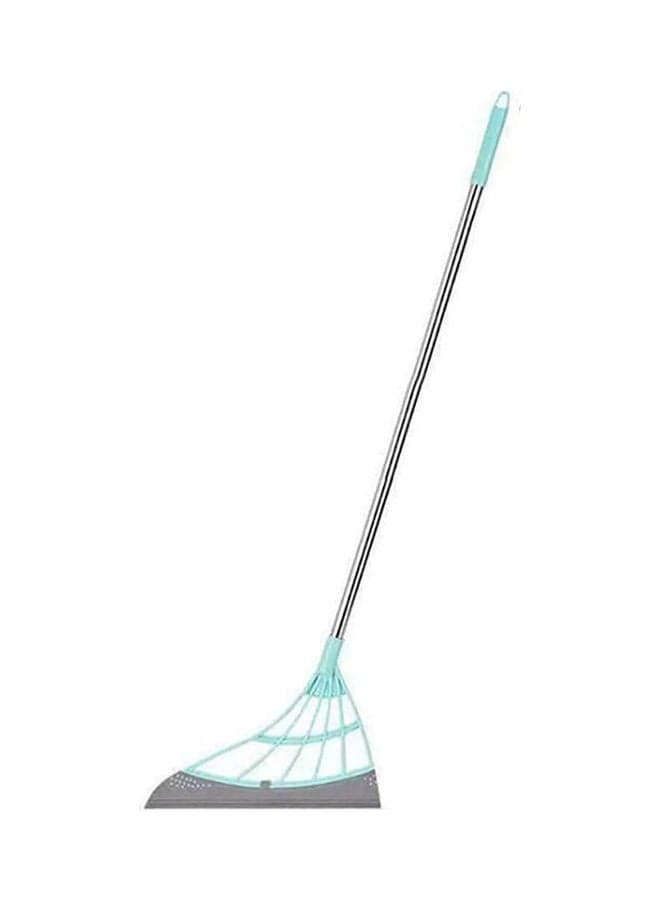 Broom Scrapping Easily Dry Remove Dirt Hair Cleaning Tool Blue 95x27cm