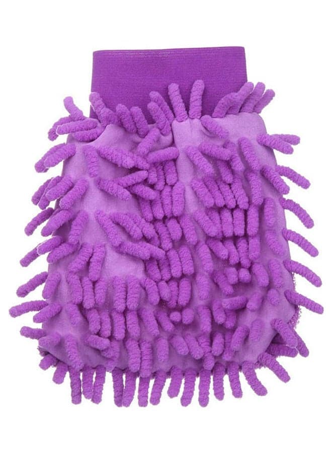 Fabric Cleaning Glove For Kitchen Purple 22x16cm