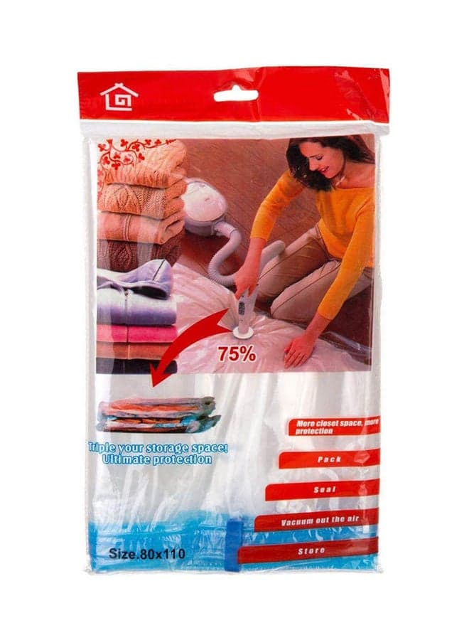 Organizer Vacuum Seal Storage Bag Clear 26x16cm