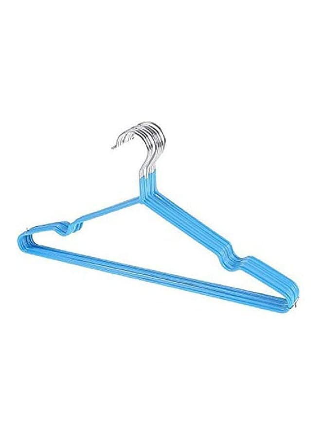 Adult Non-Slip Metal Shirt Trouser Hook Hangers Coat Hanger BLue Closet Systems